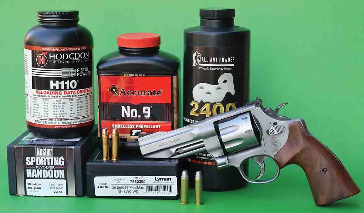 A variety of handloads were developed that gave top accuracy and performance.